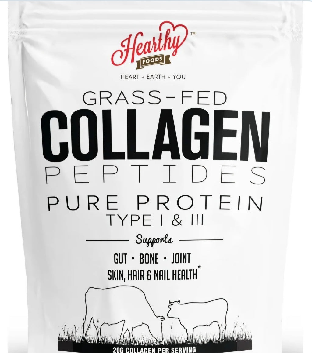 Grass-Fed Collagen Peptides Powder | Skin, Hair, Joint & Gut Support – Hearthyfoods